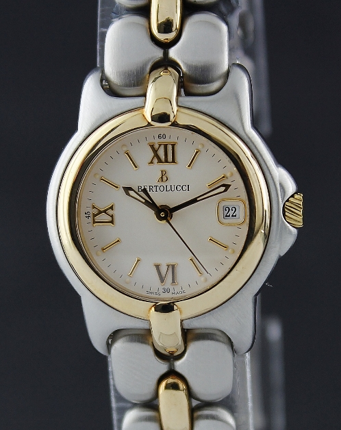 (image for) Bertolucci Vir Ladies Gold & Steel Date Watch